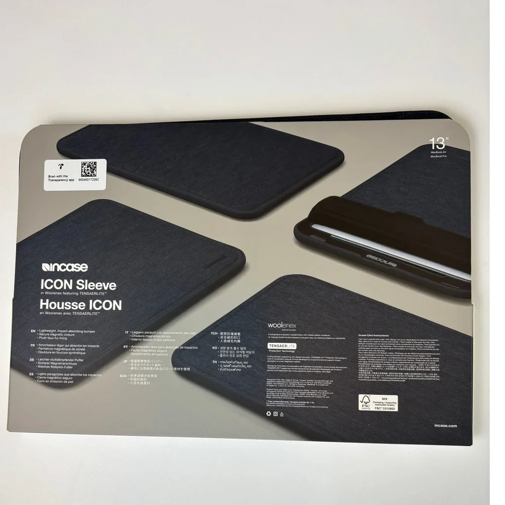 NEW Incase ICON Sleeve Navy Blue MacBook Air Pro 13